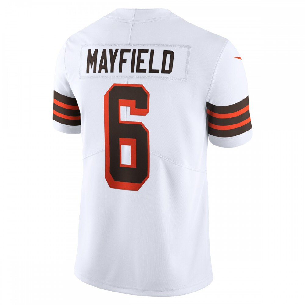 Baker Mayfield Cleveland Browns Nike 1946 Collection Alternate Vapor Limited Jersey - White-GridironStore